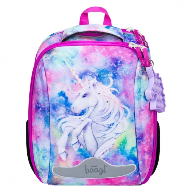 Baagl 5er-Set Einhorn Schulrucksack mit Zubehör