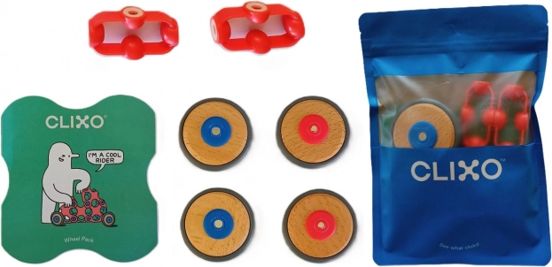 Clixo Wheels - Satz Räder und Kupplungen