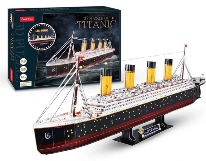 3D Puzzle Titanic mit LED