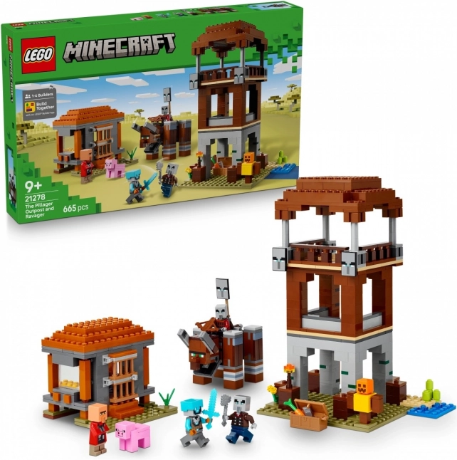 LEGO Minecraft Versteck der Plünderer und Verwüster
