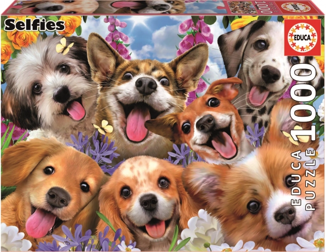Educa Puzzle Selfie Welpen 1000 Teile