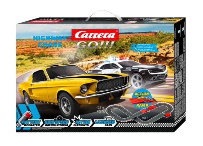 Carrera GO!!! Highway Chase Rennstrecke 4,3m