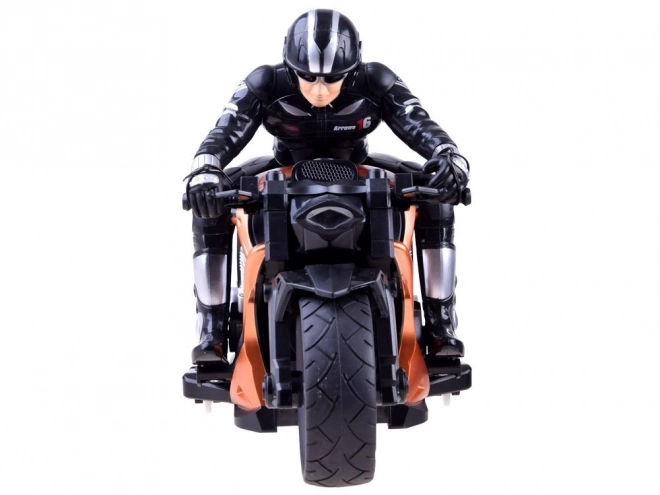 Sportmotorrad mit Fernbedienung – Orange