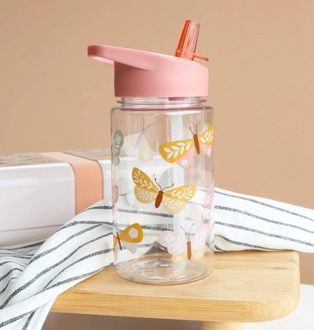 A Little Lovely Company Trinkflasche – Schmetterlinge