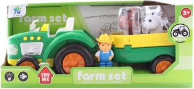 Kindertraktor mit Batterie und Anhänger