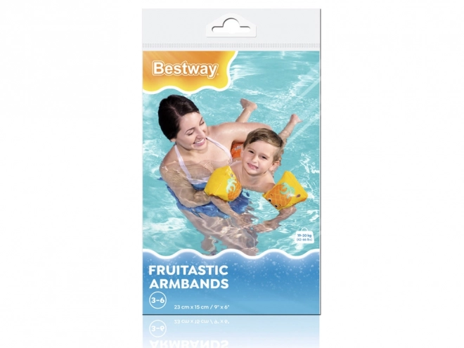 Bestway Lustige Schwimmflügel mit Ananas-Motiv – Gelb