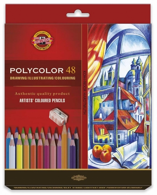 Koh-I-Noor Künstlerbuntstifte Polycolor 48er Set