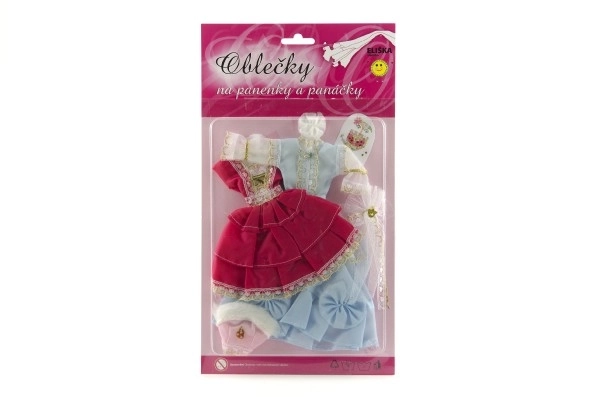 Puppenbekleidung mit Zubehör - 2 Stück