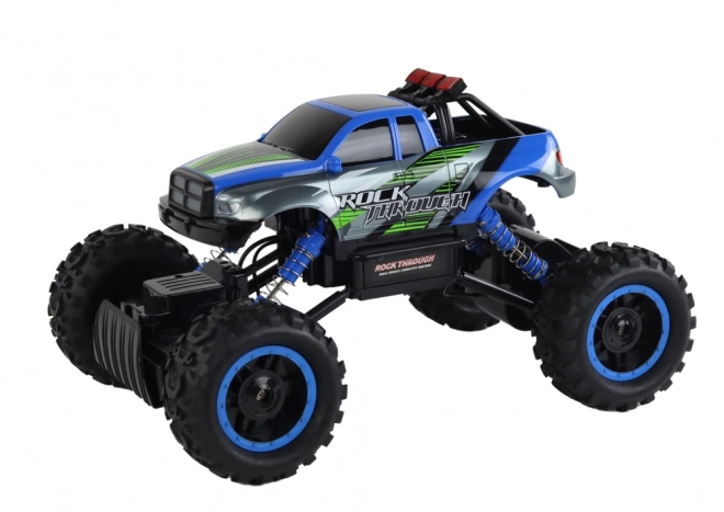 Zuverlässiges ferngesteuertes Offroad-Auto Blau 1:14