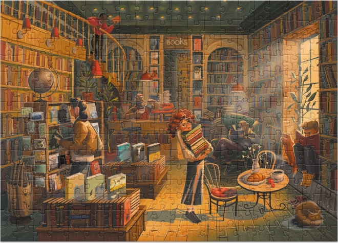 Puzzle Geschäfte: Buchhandlung 300 Teile