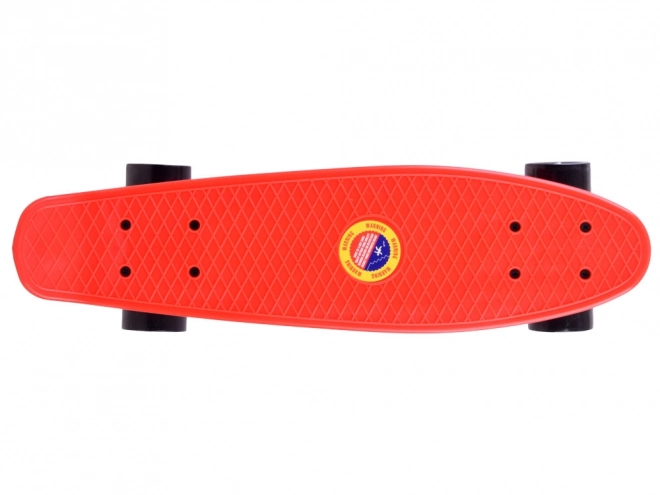 Farbenfrohe FISZKA Skateboard – Rot