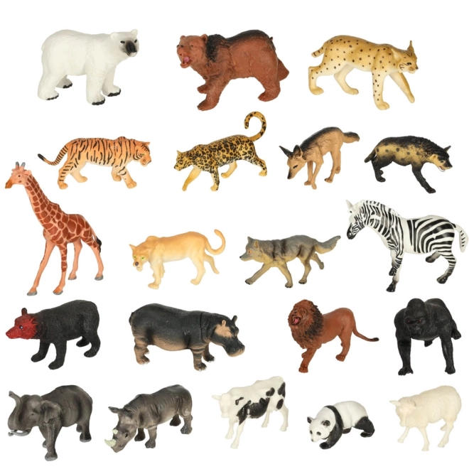 Zoo Tiere Spielfiguren-Set