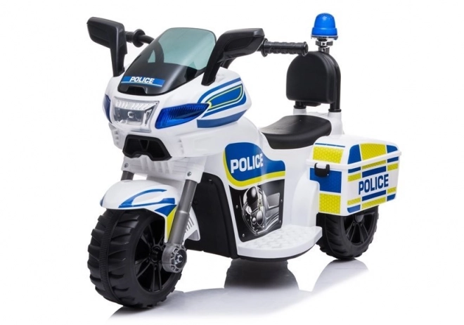 Elektro Motorrad Polizei Weiß