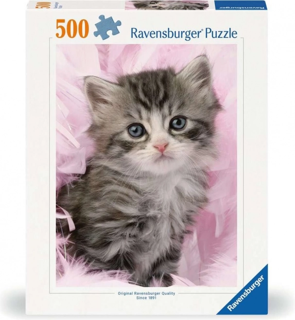 Puzzle Süßes Kätzchen 500 Teile