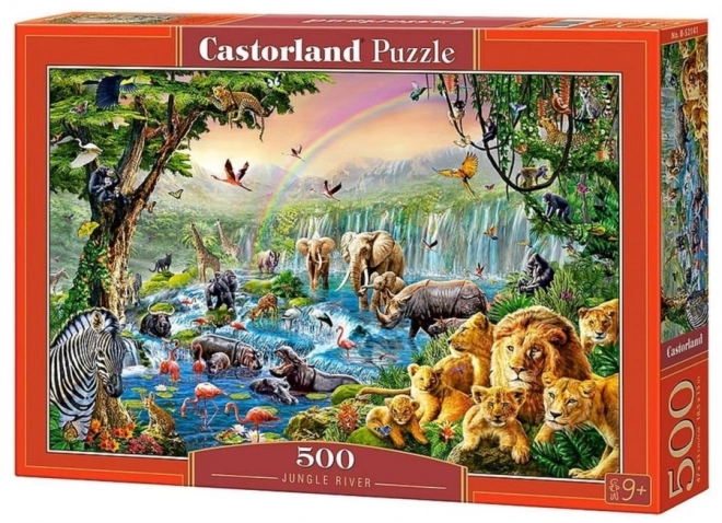 Puzzle Dschungelfluss 500 Teile