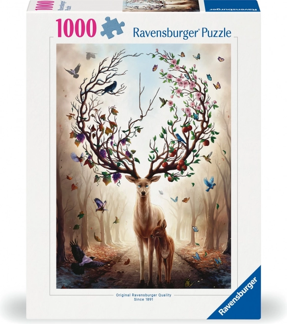 Puzzle sagenhafter Hirsch 1000 Teile