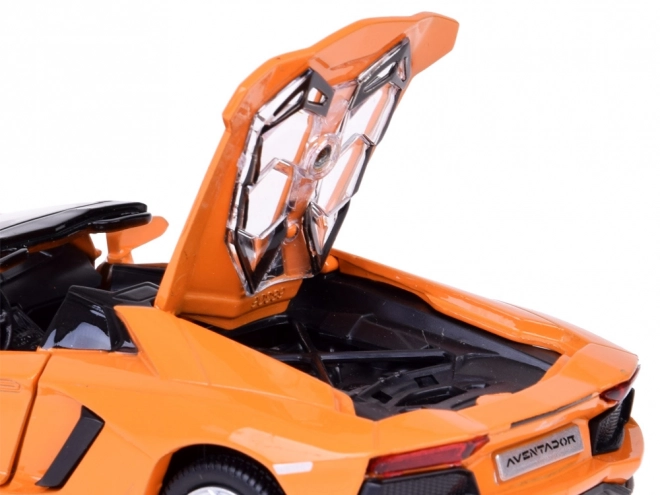 Metallauto Lamborghini Aventador Roadster Modell Interaktiv