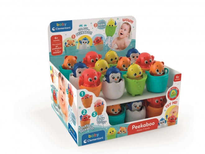 Clementoni Baby Peekaboo Wasserfreunde Krabbe