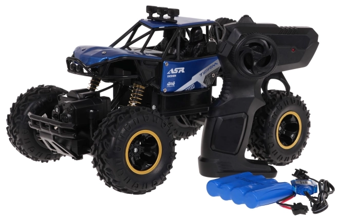 Crawler Monster Rock Ferngesteuertes Auto Blau – Blaue