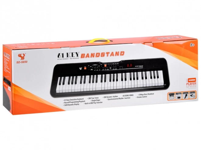 Großer multifunktionaler Keyboard mit Mikrofon