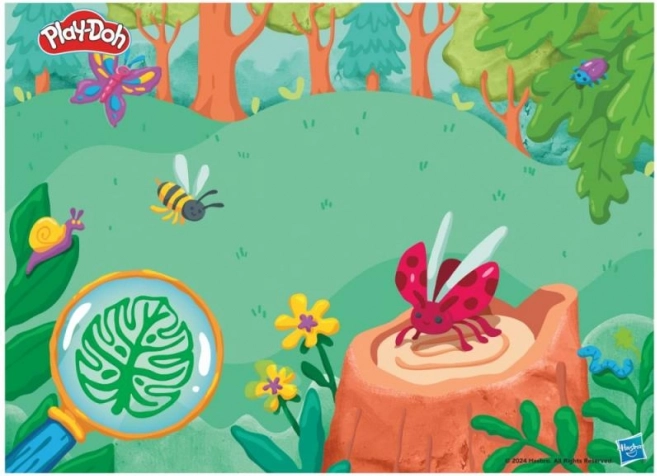 Play-Doh Leuchtendes Mikroskop Set