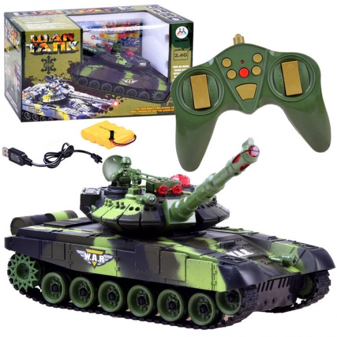 Ferngesteuerter Panzer mit 2,4 GHz – Grün-moro