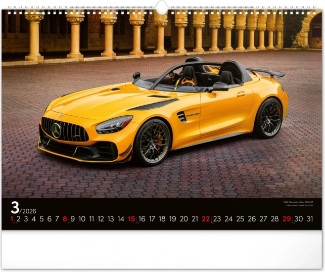 Wandkalender Schnelle Autos 2026