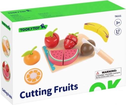 Holzset zum Schneiden von Obst und Gemüse für Kinder