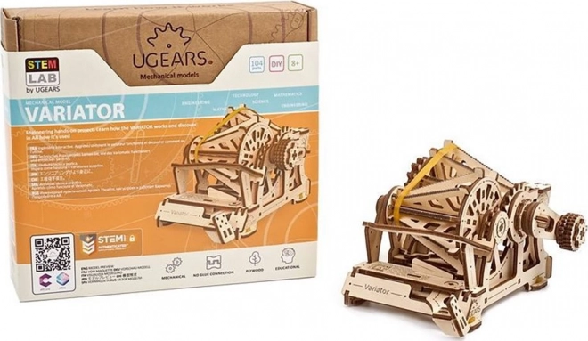 Ugears 3D Holz Mechanisches Puzzle STEM Lernvariator