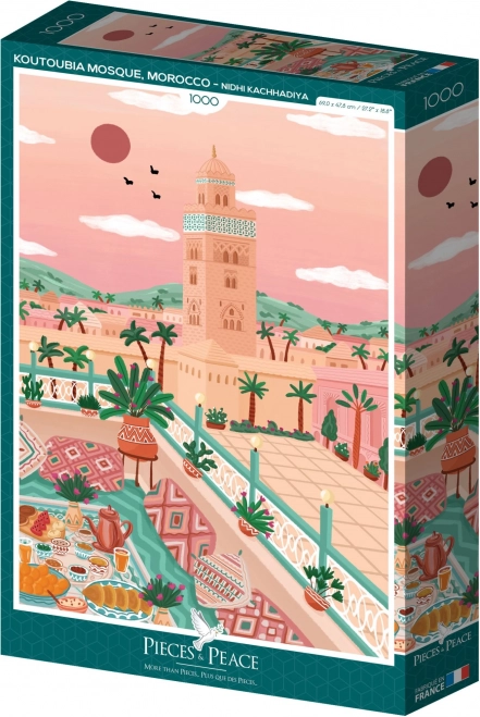 Puzzle Koutoubia-Moschee Marokko 1000 Teile