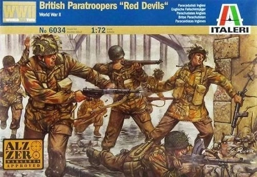 Britische Fallschirmjäger Figuren Set