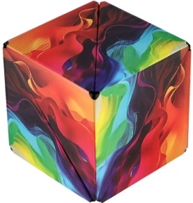 Magnetischer Regenbogen-Würfel-Logikspiel