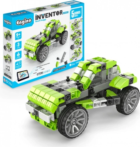 Engino Inventor Buggy – Baukasten mit 5 Modellen