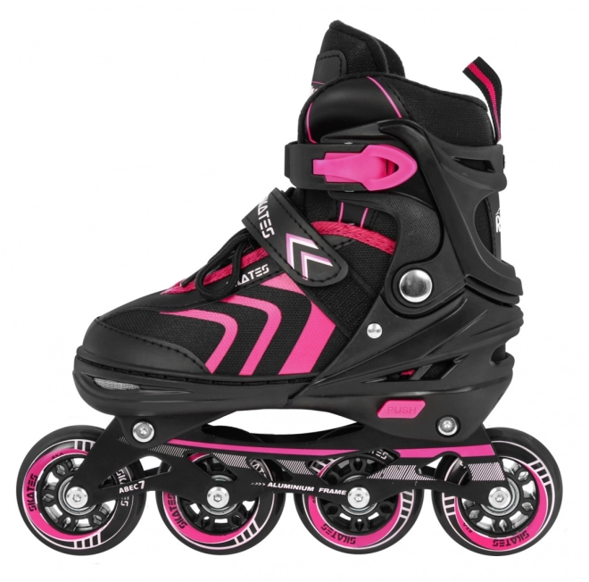 4-in-1 Rollschuhe, Schlittschuhe, Skates Set für Kinder Größe 29-33 Pink – Rosa