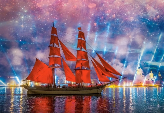 Puzzle Rote Fregatte 1000 Teile