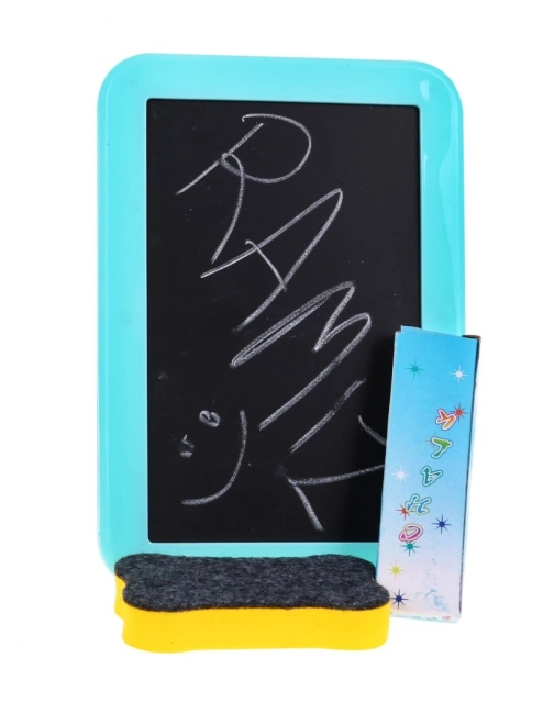 Stylische blaue Kinderküche mit Wasserhahn und interaktivem Herd – Rosa