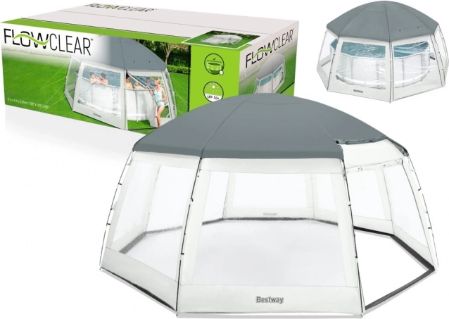 Aufblasbares Zelt für Pool 6x6x2,95 m Bestway