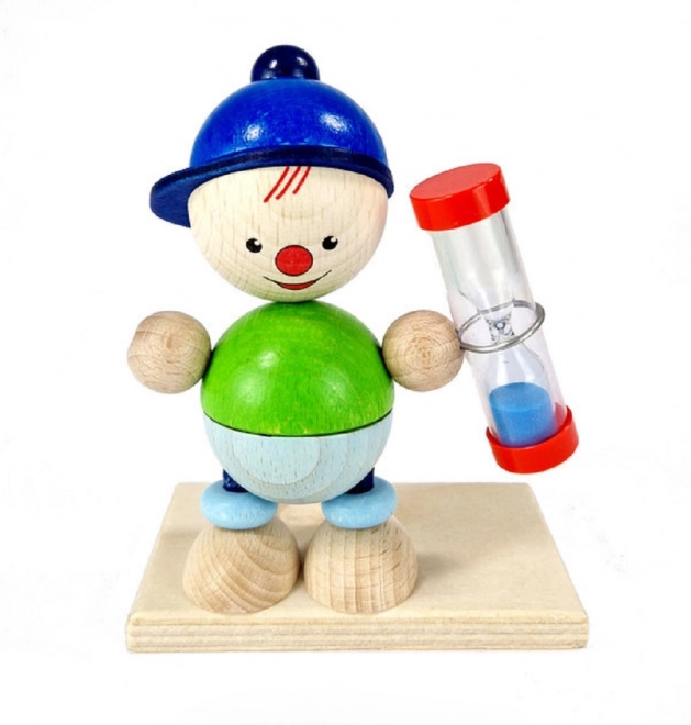 Sanduhr Figur Luis zur Zahnreinigung