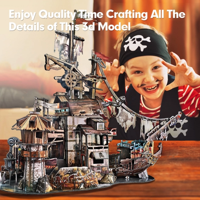 Puzzle 3D - Piratenbucht