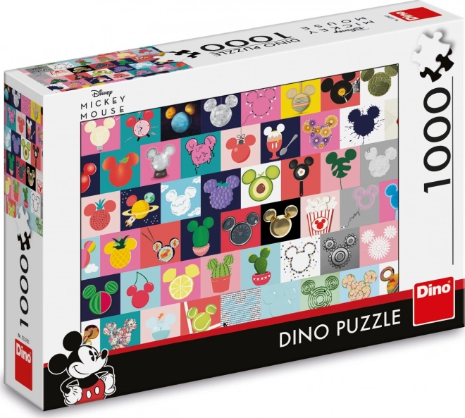 Dino Puzzle Mickey Maus Ohren 1000 Teile