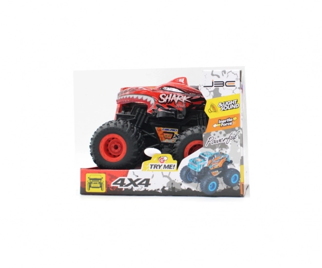Auto Monster Truck Hai mit Lichtern und Geräuschen