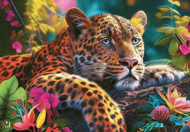 Cherry Pazzi Puzzle Liegender Leopard 500 Teile