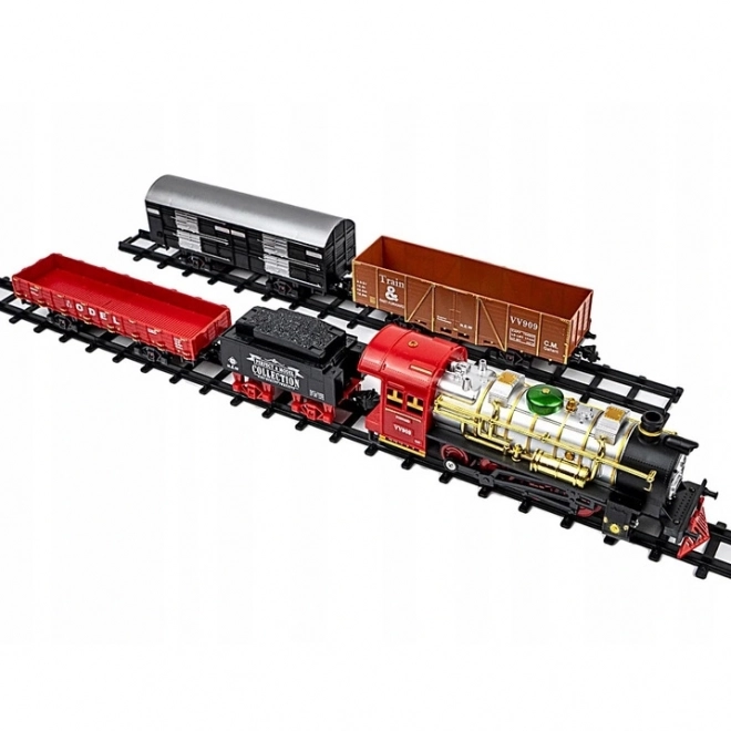 Klassische Elektrische Eisenbahn mit Geräusch und Licht