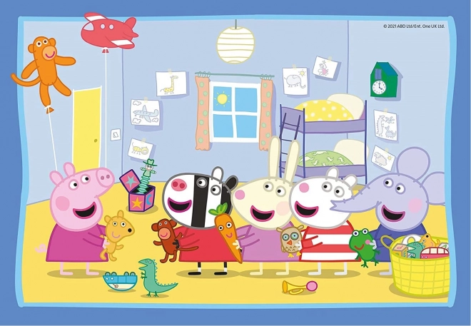 Peppa Wutz: Peppas Abenteuer Puzzle 2x12 Teile