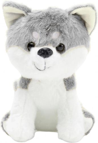 Plüschspielzeug Grauweißer Wolf 20cm