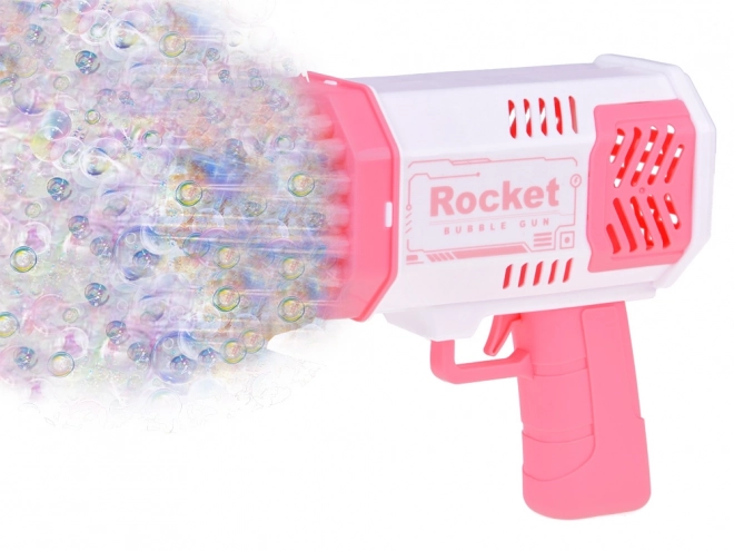 Pistolett für Seifenblasen mit Licht und Flüssigkeit für Kinder