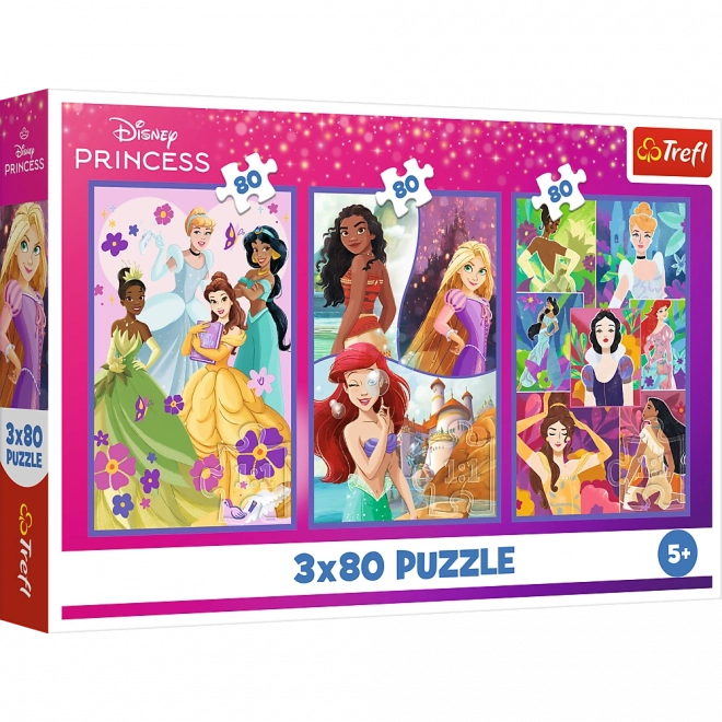 Disney Prinzessinnen Freundinnen Puzzle 3x80