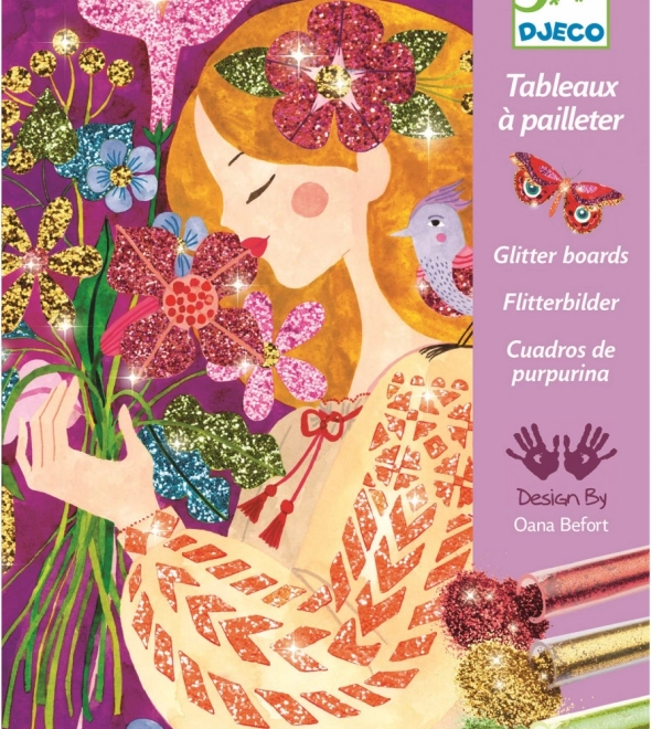 Glitzernde Blumenkinder von Djeco