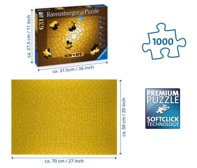 Ravensburger Puzzle Krypt goldene Edition 631 Teile