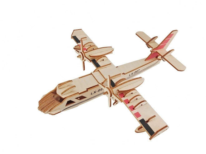 Holz 3D-Puzzle Bomber